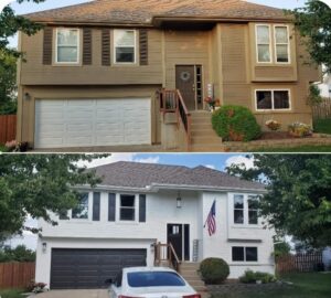 exterior siding painted by royal painting kc