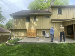 exterior of house in need of fresh paint